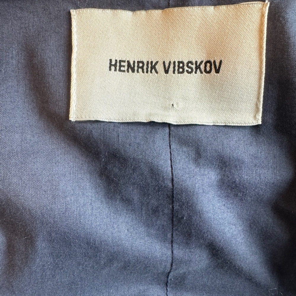 Henrik Vibskov Blue Indigo Patchwork Jacket L - Picture 3 of 5